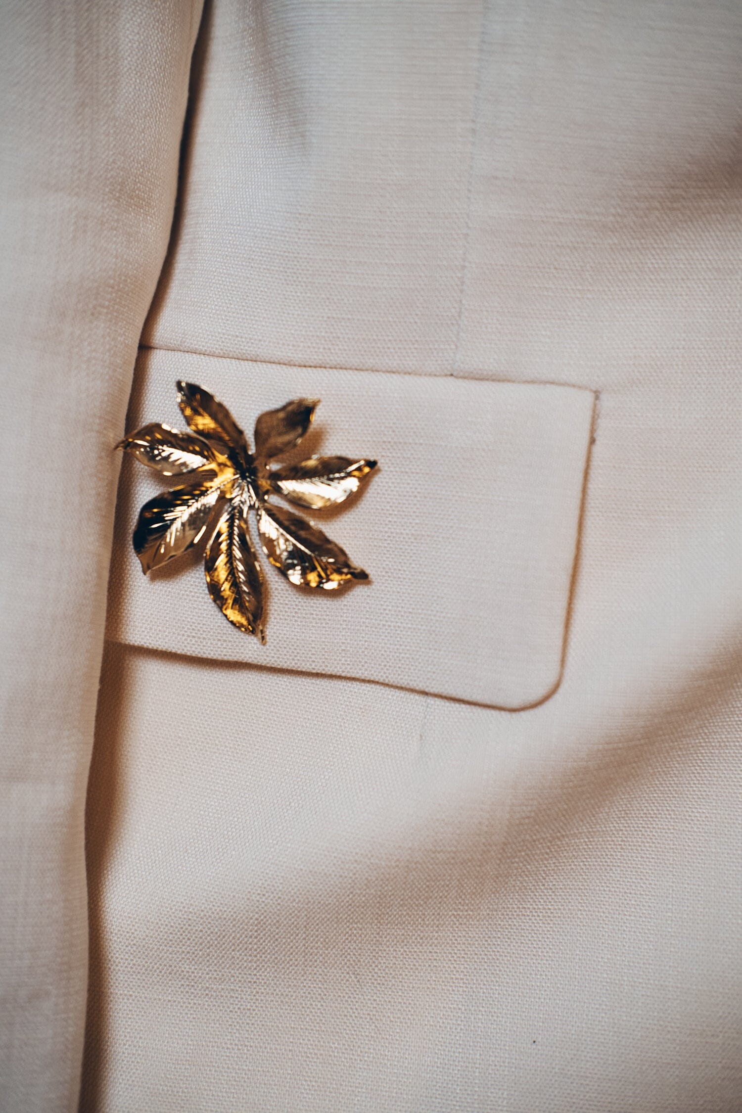 Broche Chloris Or Fleur Accessoires Monsieur Simone