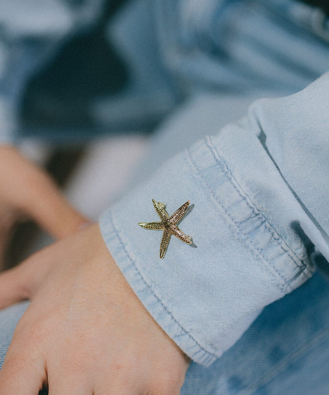 Broche Cléia Or Étoile Accessoires Monsieur Simone