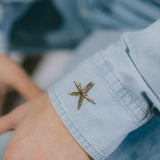 Broche Cléia Or Étoile Accessoires Monsieur Simone