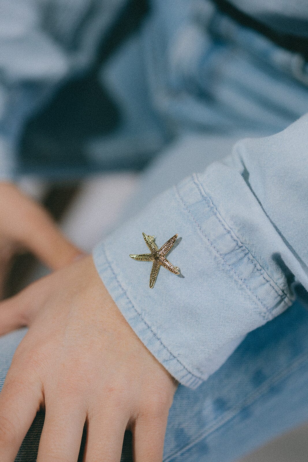 Broche Cléia Or Étoile Accessoires Monsieur Simone