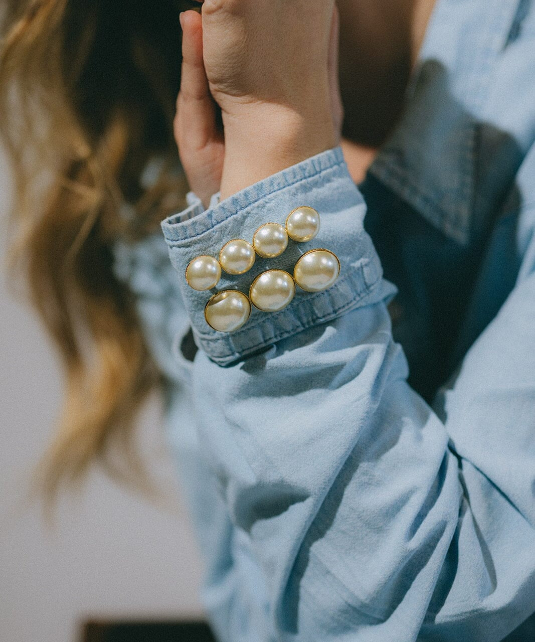 Broche Nélya Argent Perles Accessoires Monsieur Simone