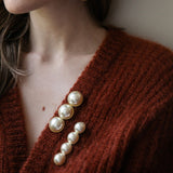 Broche Nélya Argent Perles Accessoires Monsieur Simone