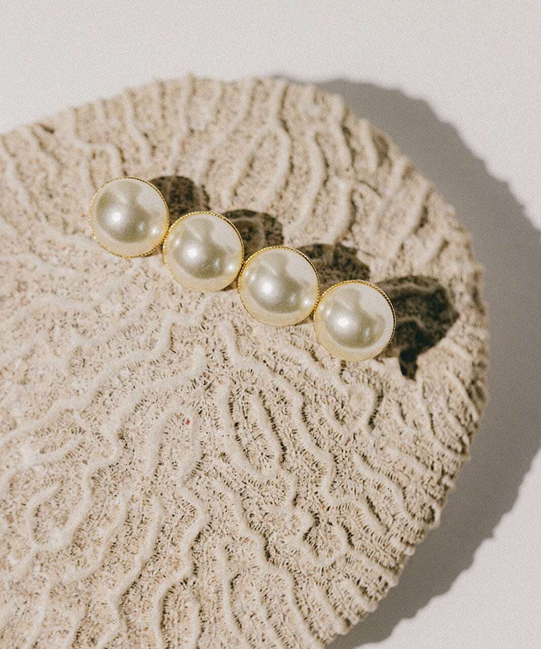 Broche Nélya Or Perles Accessoires Monsieur Simone