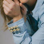 Broche Nélya Or Perles Accessoires Monsieur Simone