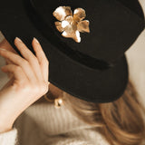 Broche Orphée Argent Fleurs Accessoires Monsieur Simone