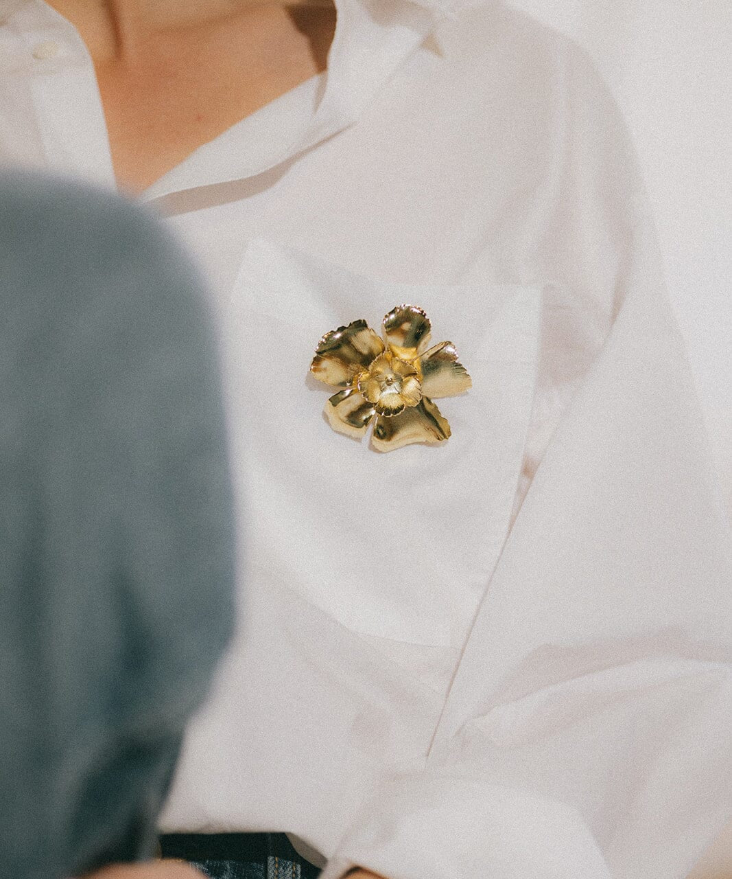 Broche Orphée Argent Fleurs Accessoires Monsieur Simone