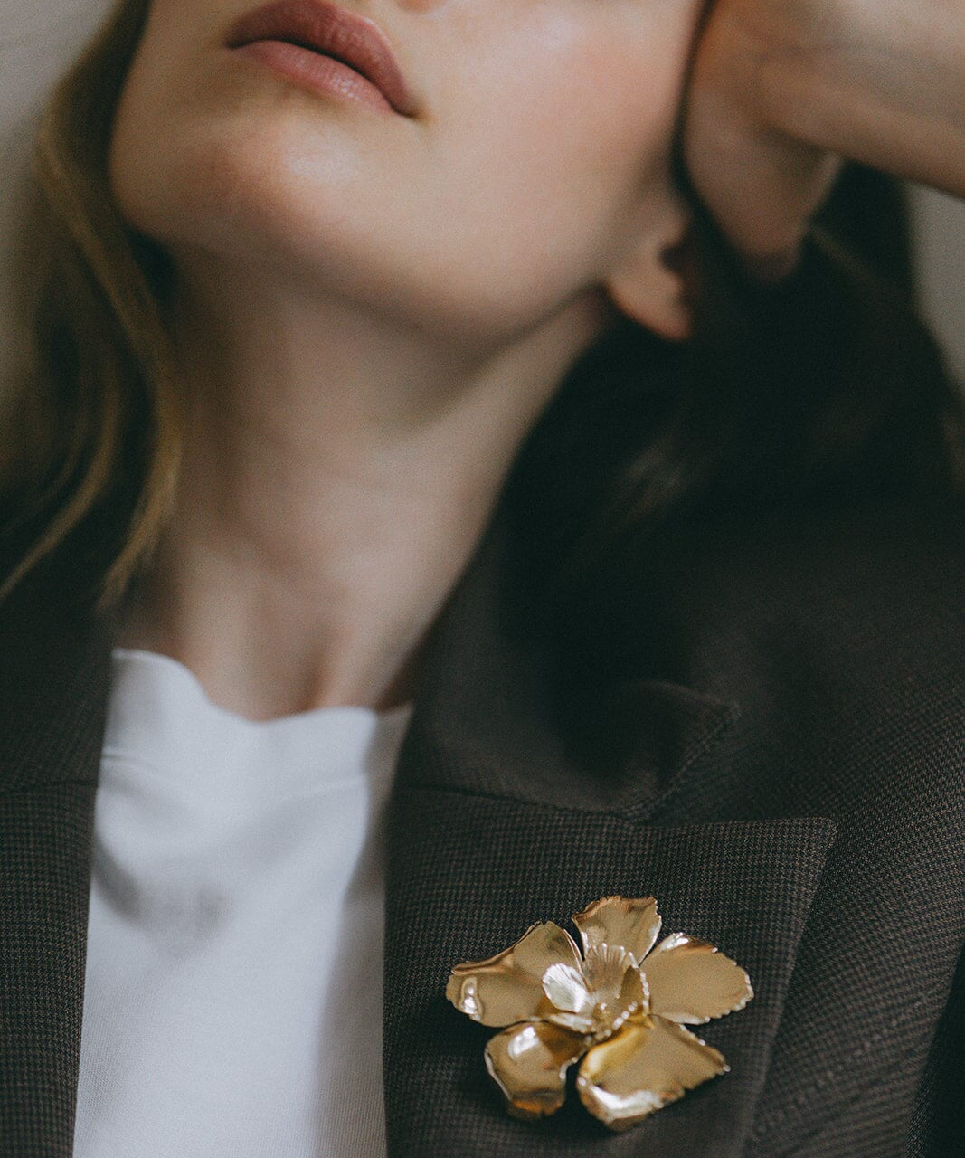 Broche Orphée Argent Fleurs Accessoires Monsieur Simone