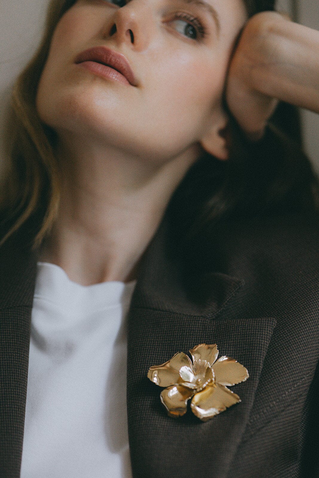 Broche Orphée Argent Fleurs Accessoires Monsieur Simone