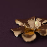 Broche Orphée Or Fleurs Accessoires Monsieur Simone