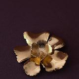 Broche Orphée Or Fleurs Accessoires Monsieur Simone