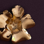 Broche Orphée Or Fleurs Accessoires Monsieur Simone