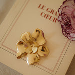 Broche Orphée Or Fleurs Accessoires Monsieur Simone