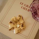 Broche Orphée Or Fleurs Accessoires Monsieur Simone