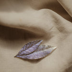 Broche Thalie Argent Feuilles Accessoires Monsieur Simone