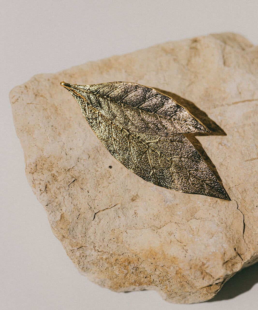 Broche Thalie Or Feuilles Accessoires Monsieur Simone