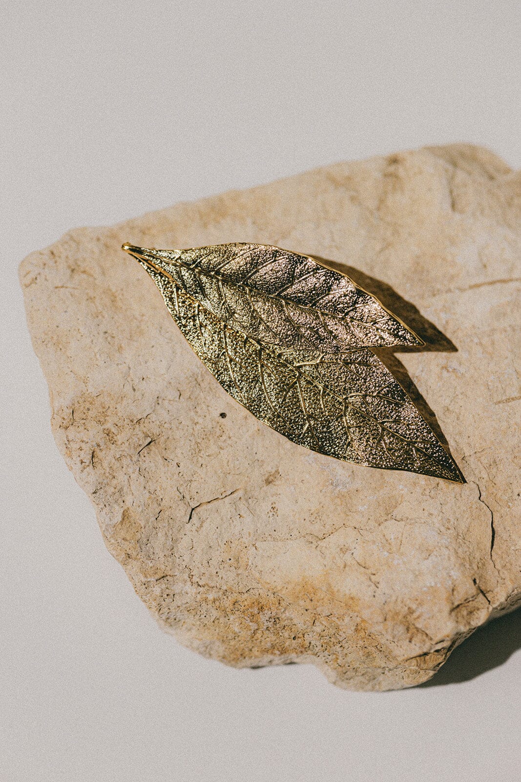 Broche Thalie Or Feuilles Accessoires Monsieur Simone