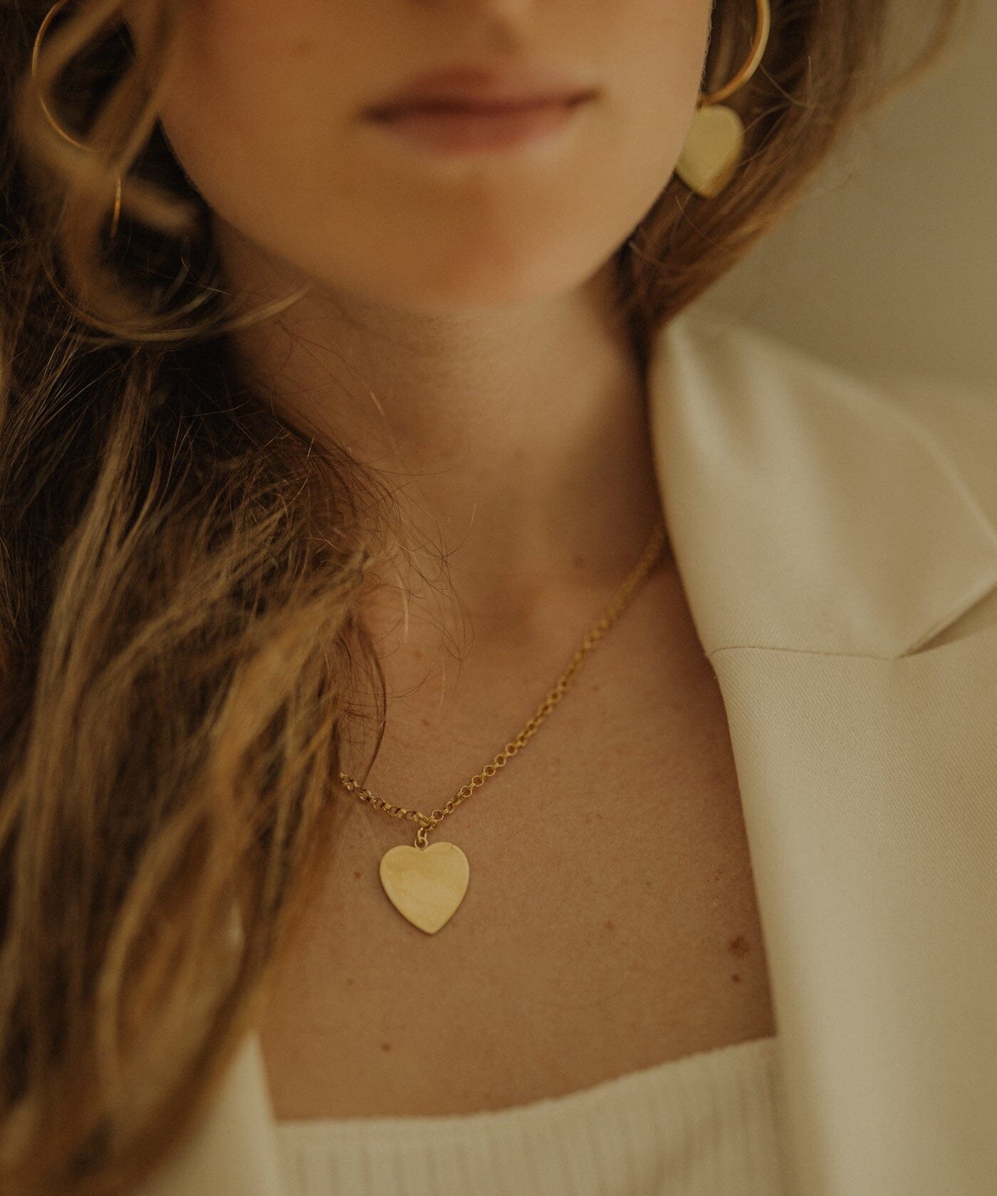 Collier Aphrodite Argent Coeur Colliers Monsieur Simone