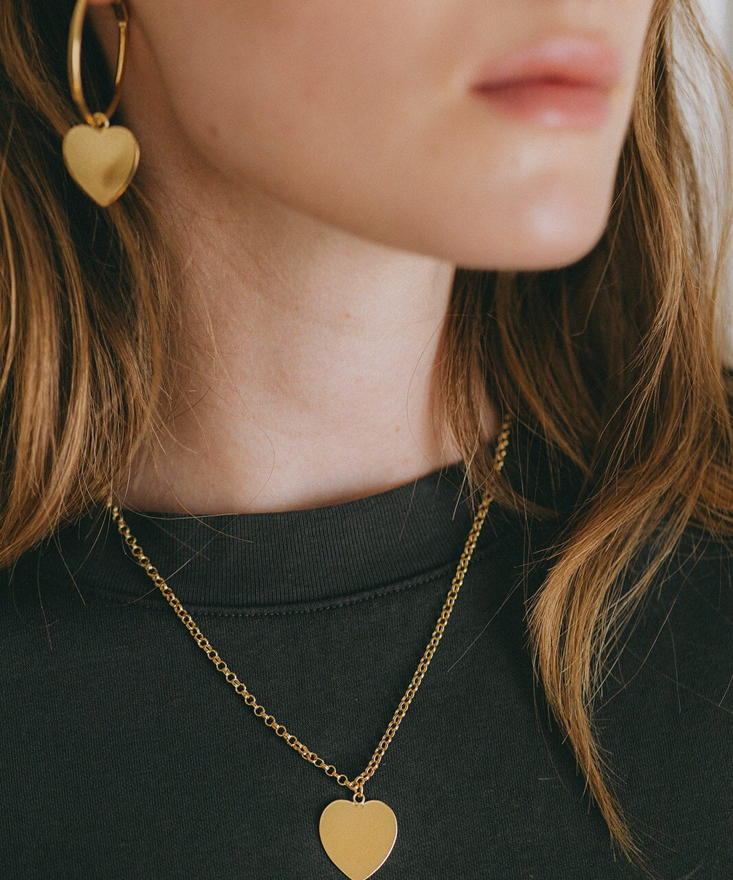 Collier Aphrodite Or Coeur Colliers Monsieur Simone