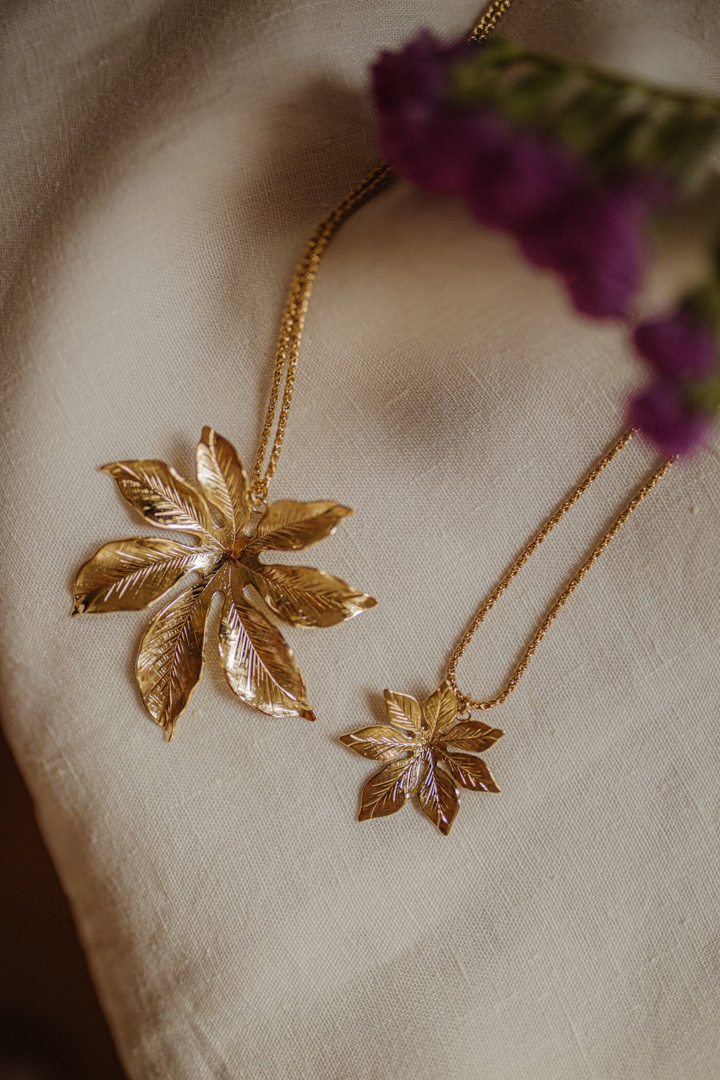 Collier Chloris Or Fleur Colliers Monsieur Simone