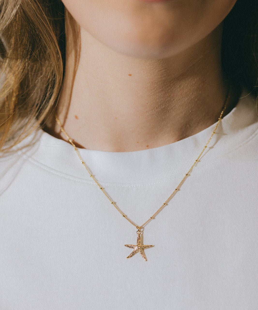 Collier Cléia Or Étoile Colliers Monsieur Simone