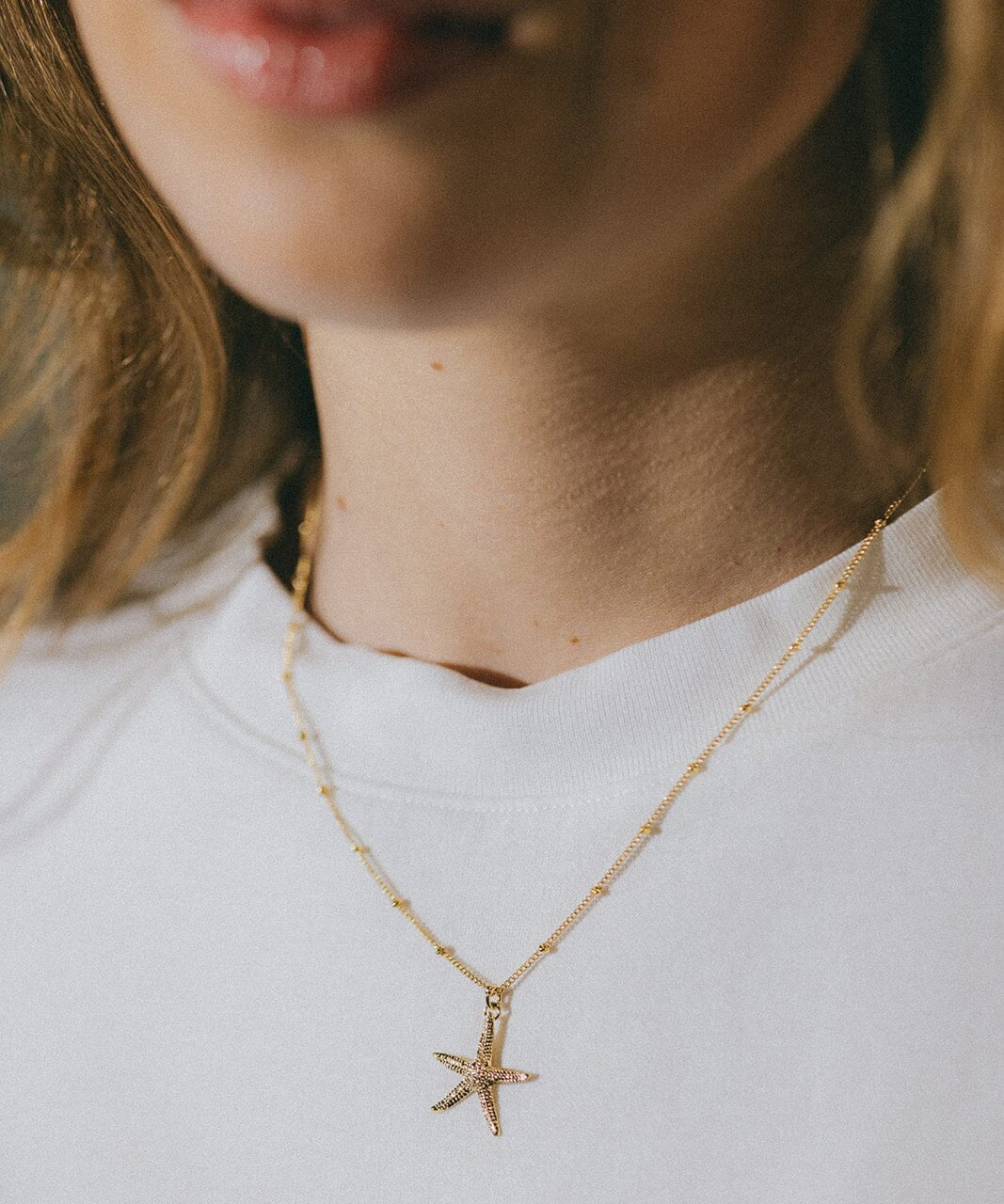 Collier Cléia Or Étoile Colliers Monsieur Simone