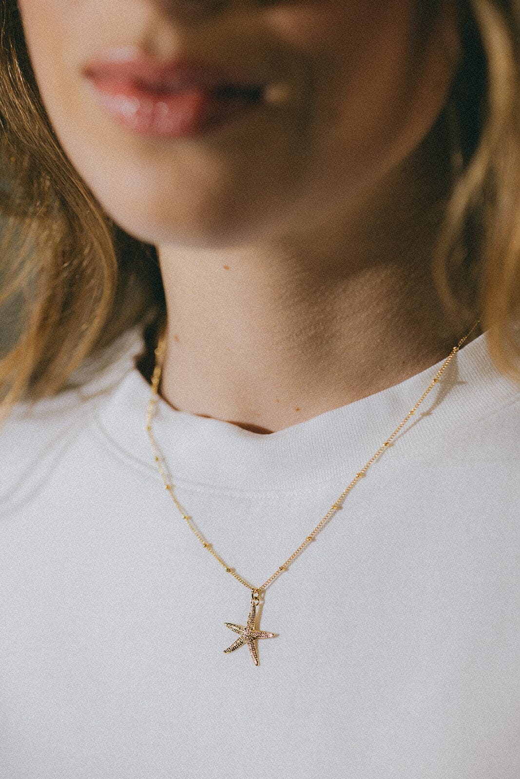 Collier Cléia Or Étoile Colliers Monsieur Simone