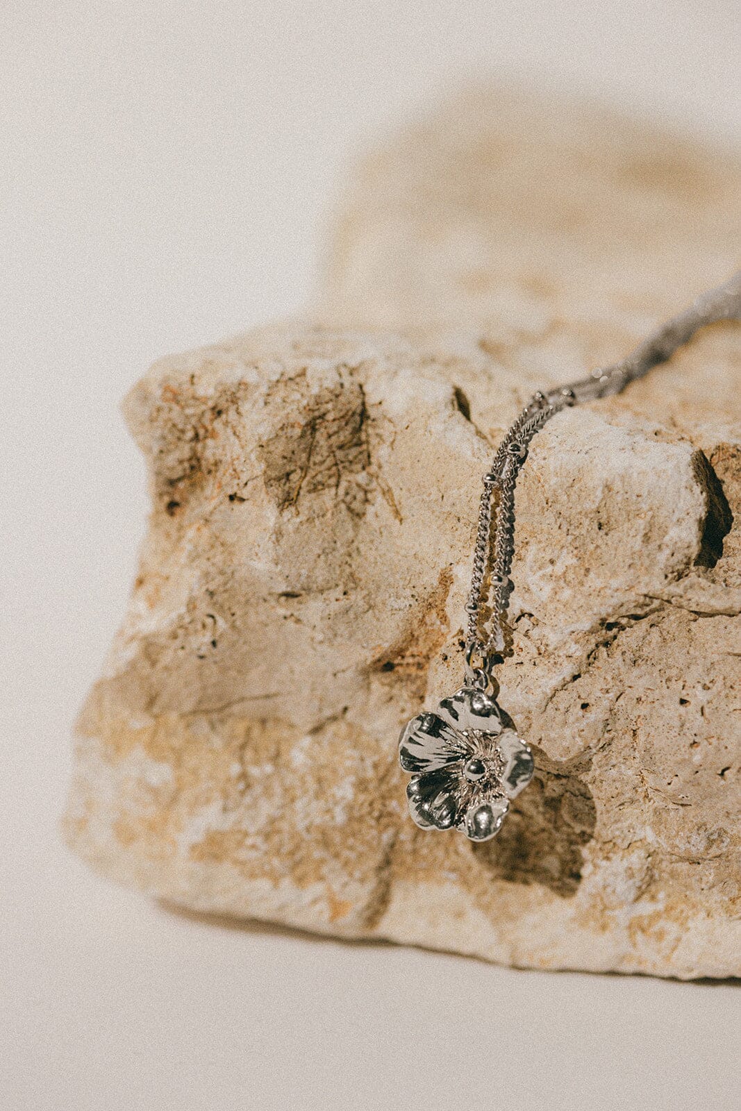 Collier Gaïa Argent Fleur Colliers Monsieur Simone