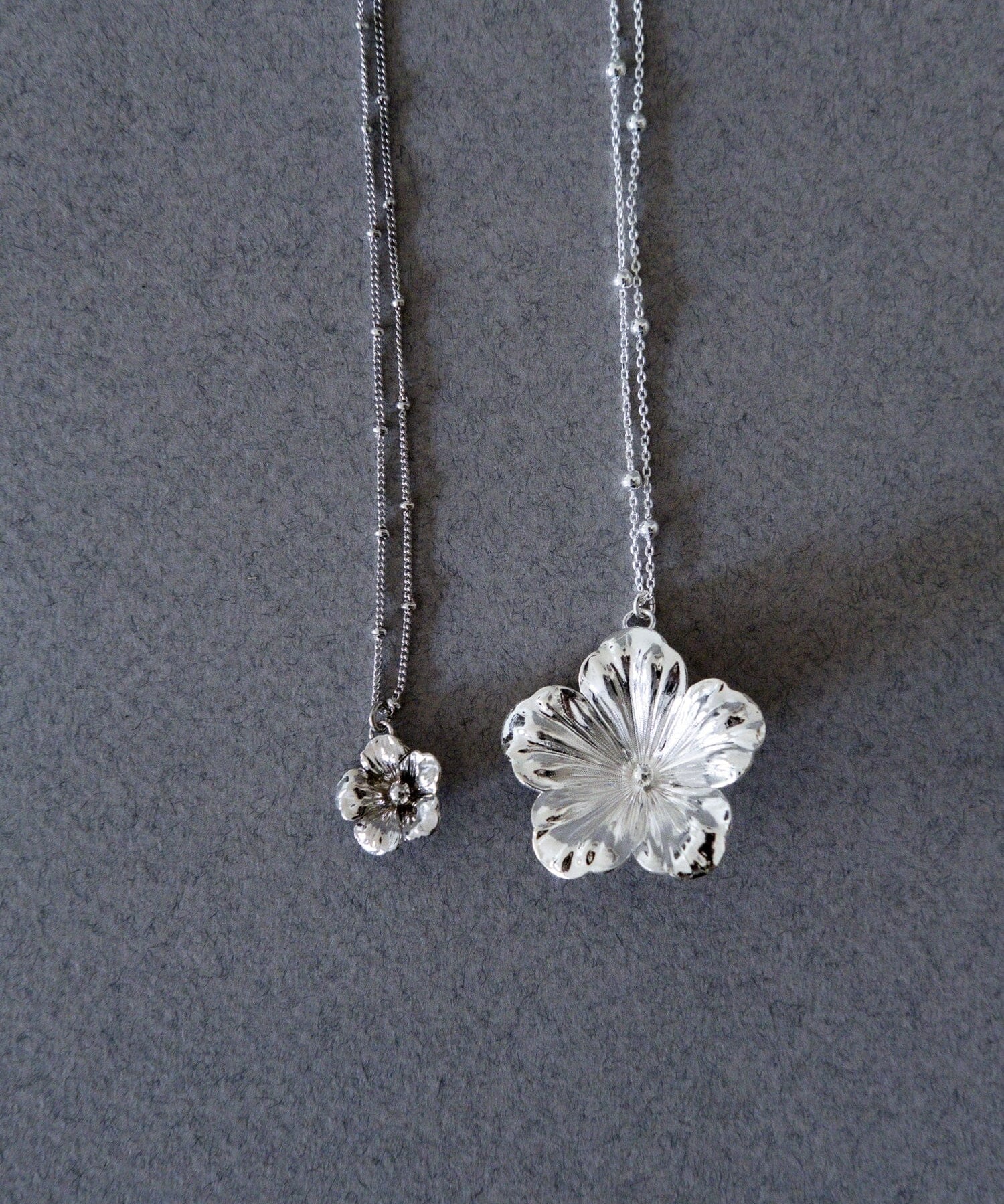 Collier Gaïa Argent Fleur Colliers Monsieur Simone