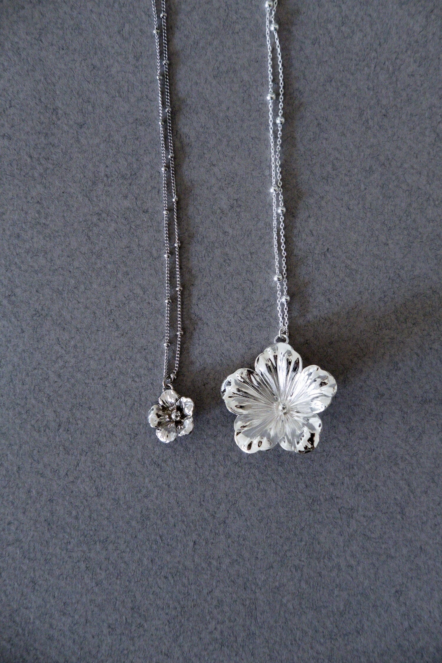 Collier Gaïa Argent Fleur Colliers Monsieur Simone