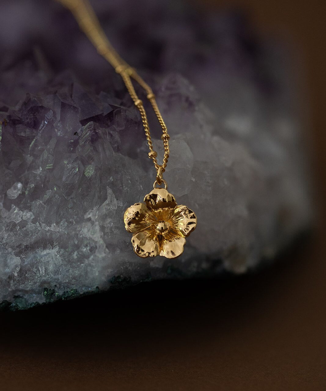 Collier Gaïa Or Fleur Colliers Monsieur Simone