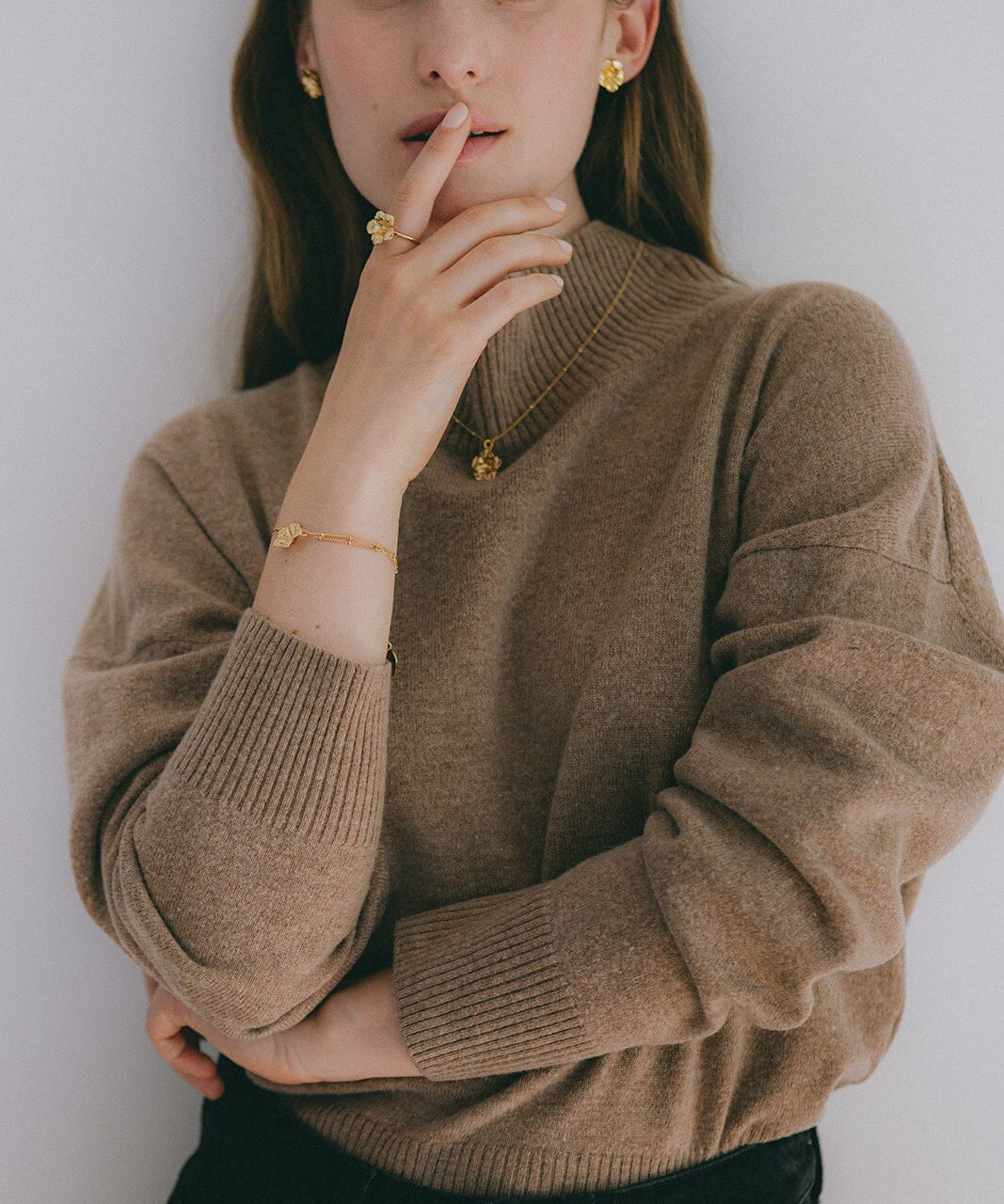 Collier Gaïa Or Fleur Colliers Monsieur Simone
