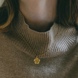 Collier Gaïa Or Fleur Colliers Monsieur Simone