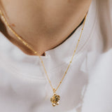 Collier Gaïa Or Fleur Colliers Monsieur Simone