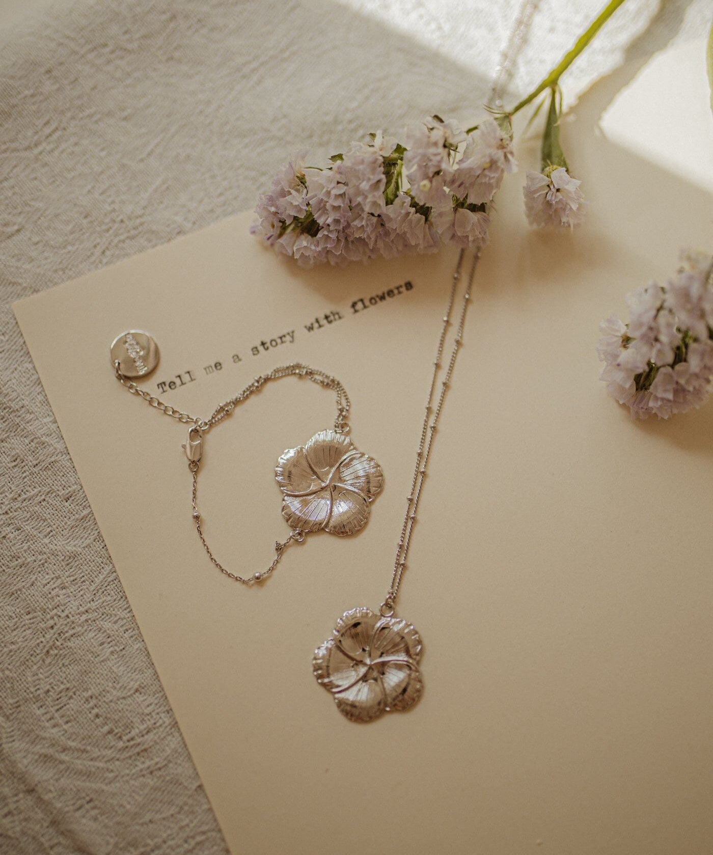 Collier Hélios Argent Fleur Colliers Monsieur Simone