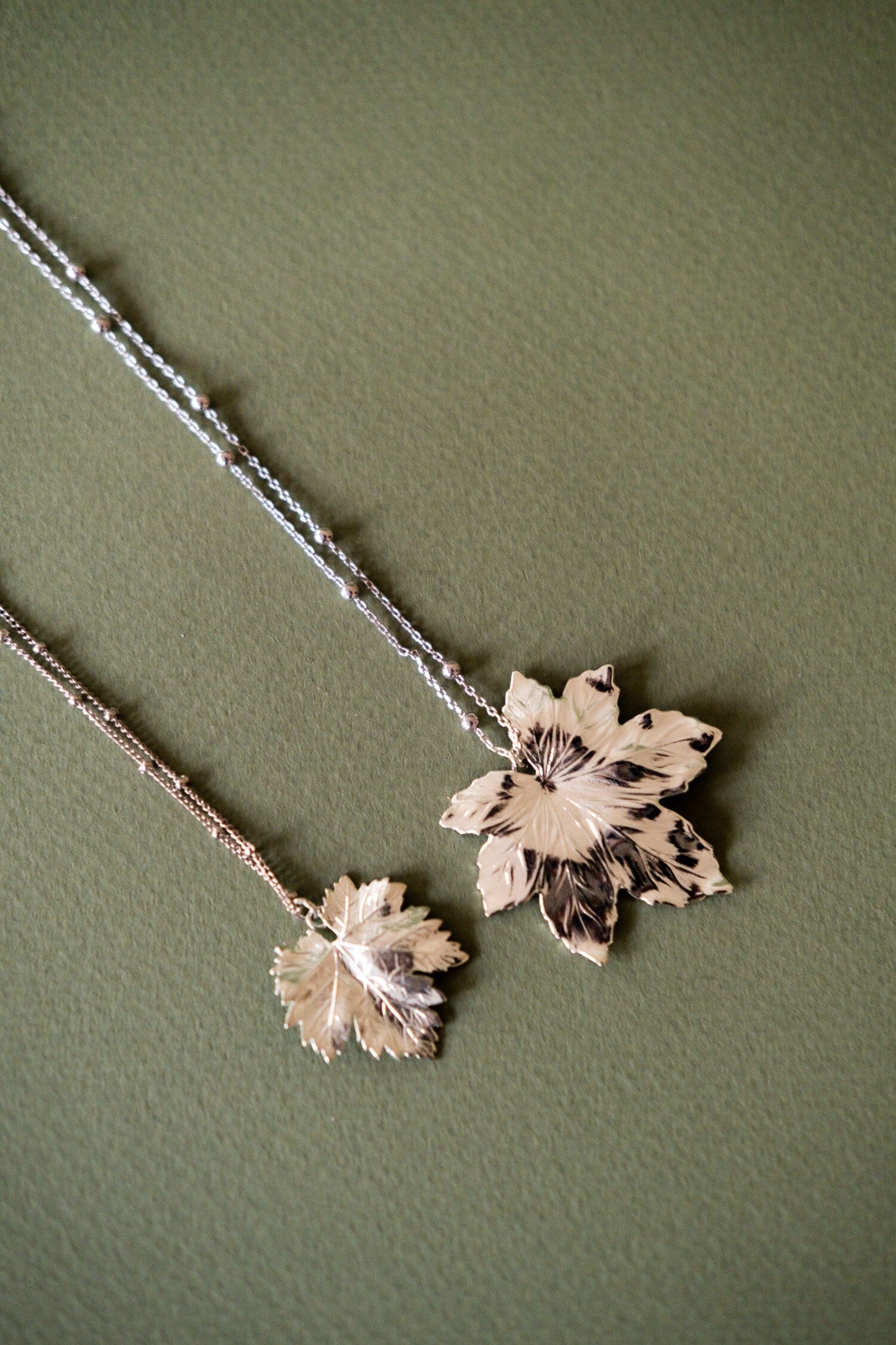 Collier Héra Argent Feuille Colliers Monsieur Simone