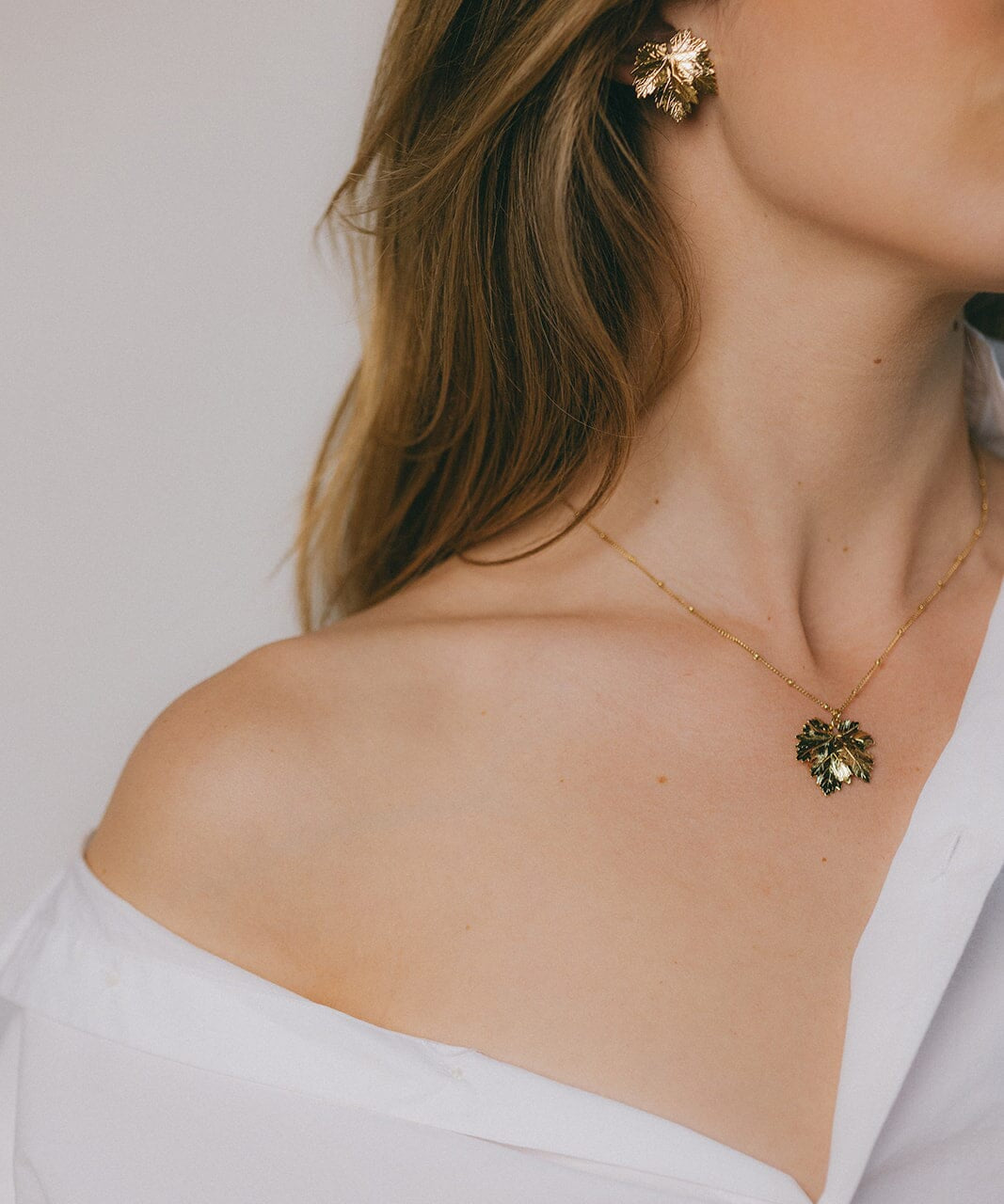 Collier Héra Argent Feuille Colliers Monsieur Simone