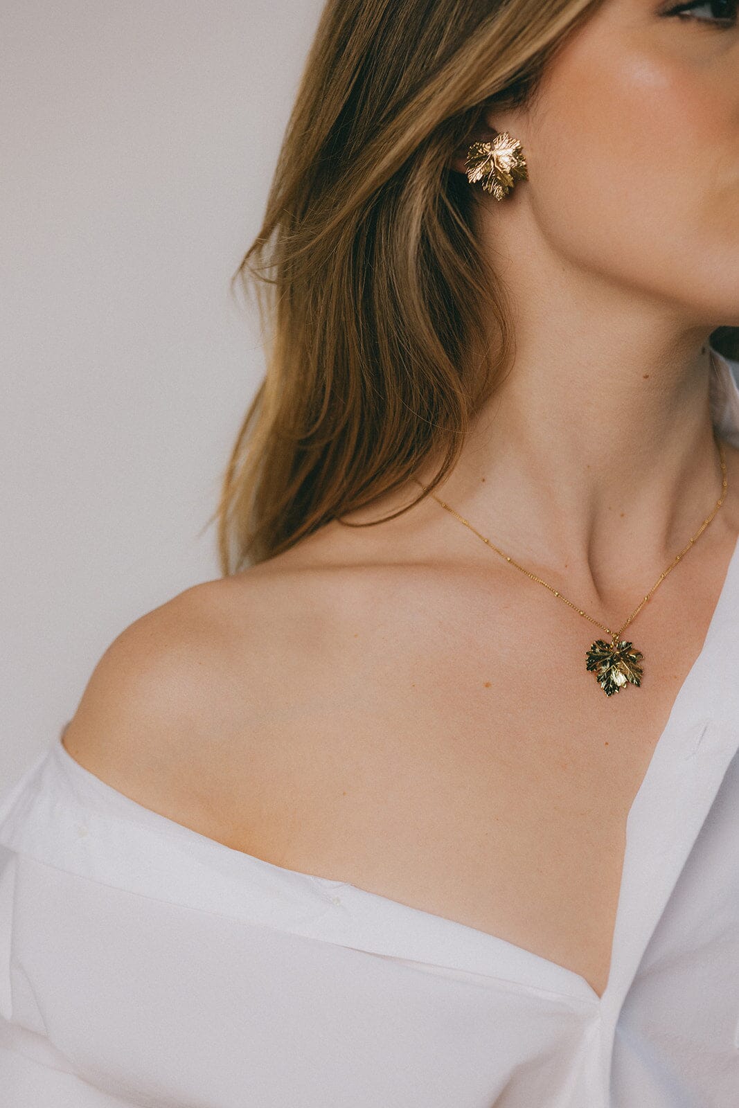 Collier Héra Argent Feuille Colliers Monsieur Simone