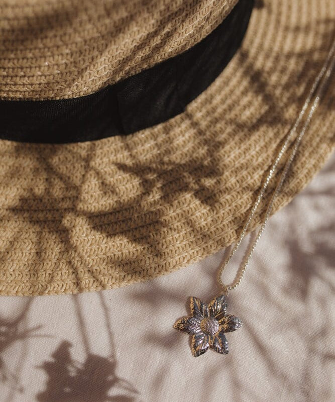 Collier Hespéris Argent Fleur Colliers Monsieur Simone