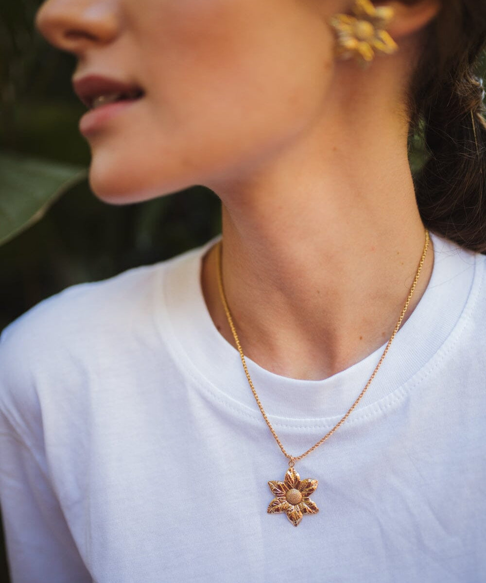 Collier Hespéris Argent Fleur Colliers Monsieur Simone