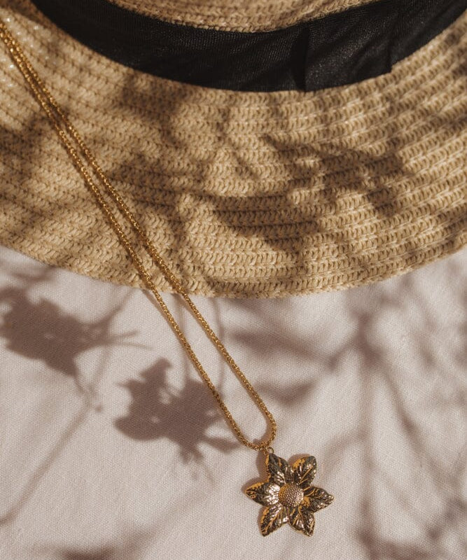 Collier Hespéris Or Fleur Colliers Monsieur Simone