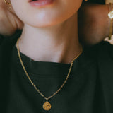 Collier Hestia Argent Rond Martelé Colliers Monsieur Simone