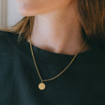 Collier Hestia Or Rond Martelé Colliers Monsieur Simone