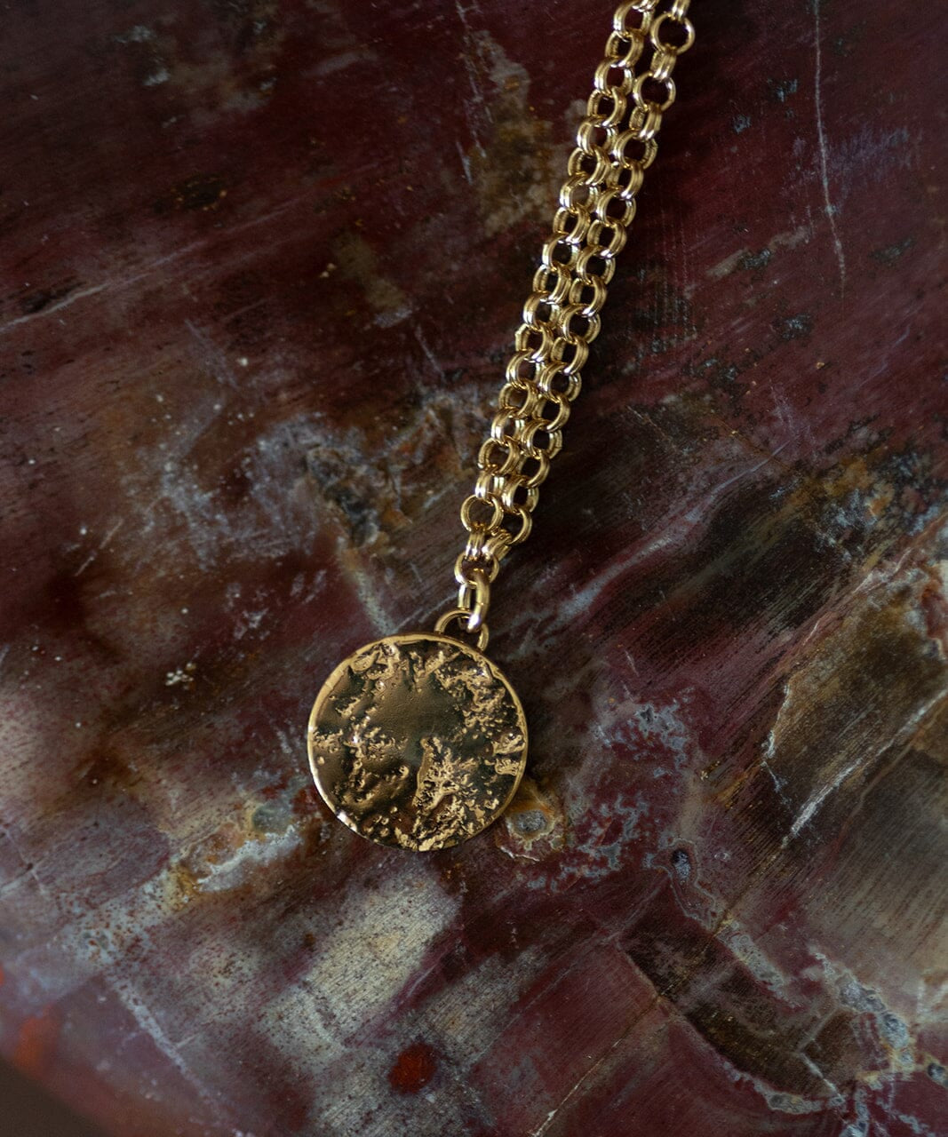 Collier Hestia Or Rond Martelé Colliers Monsieur Simone