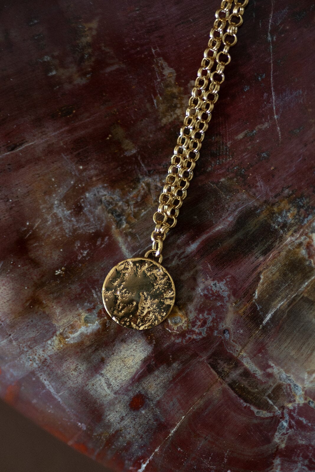 Collier Hestia Or Rond Martelé Colliers Monsieur Simone