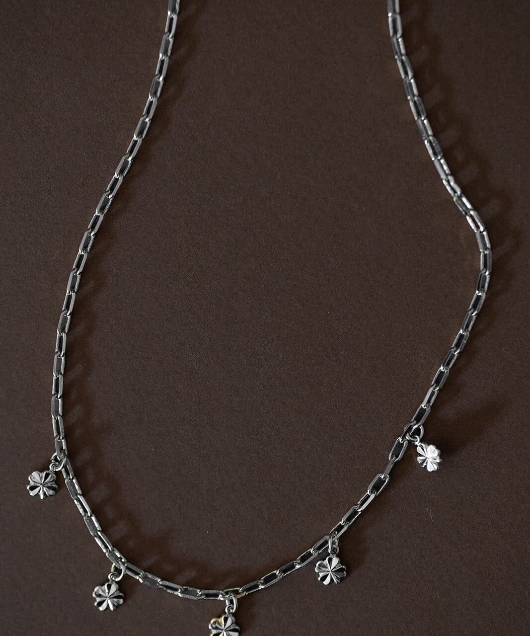 Collier Léon Argent Trèfles Colliers Monsieur Simone