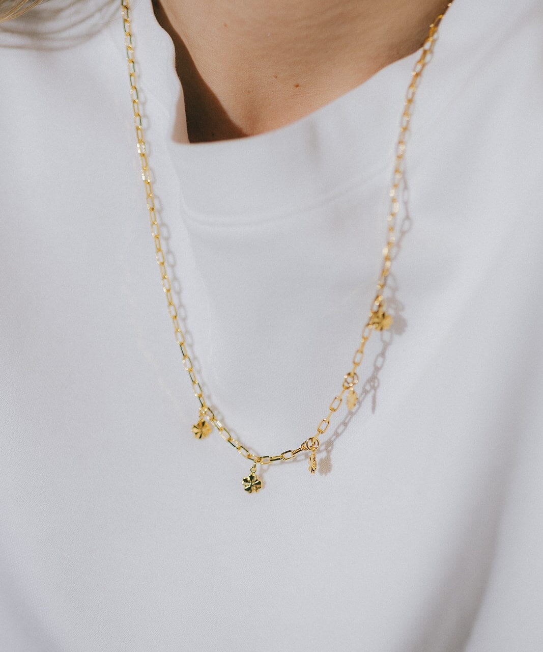 Collier Léon Argent Trèfles Colliers Monsieur Simone