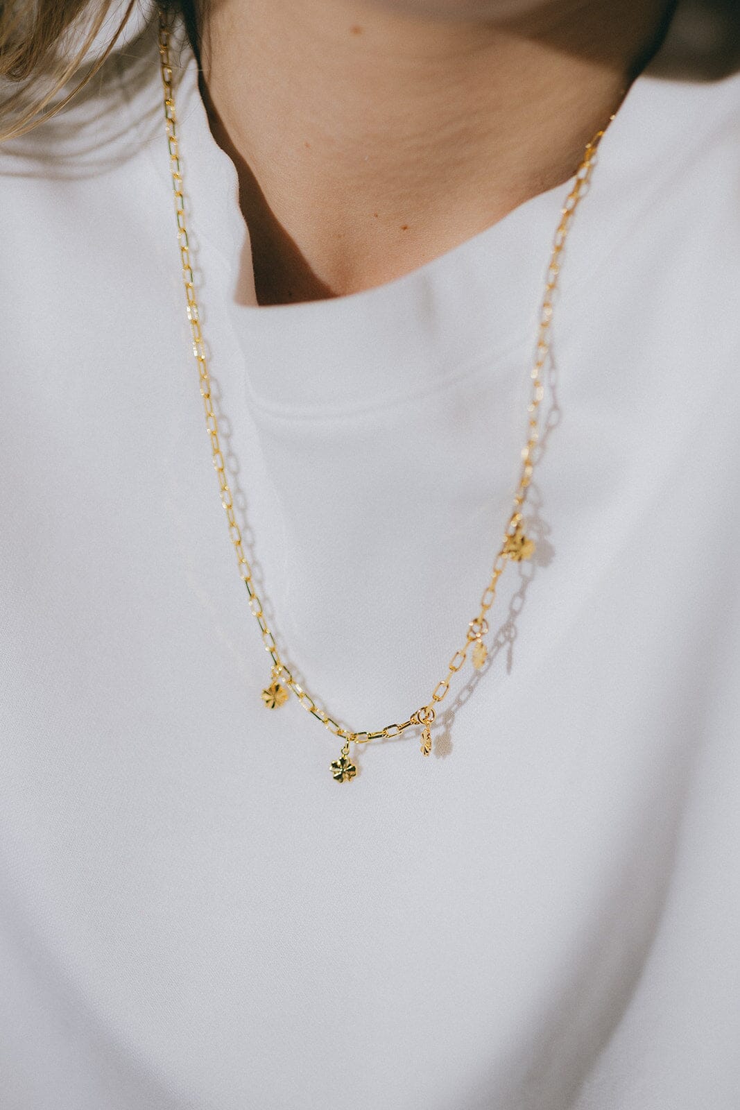 Collier Léon Argent Trèfles Colliers Monsieur Simone