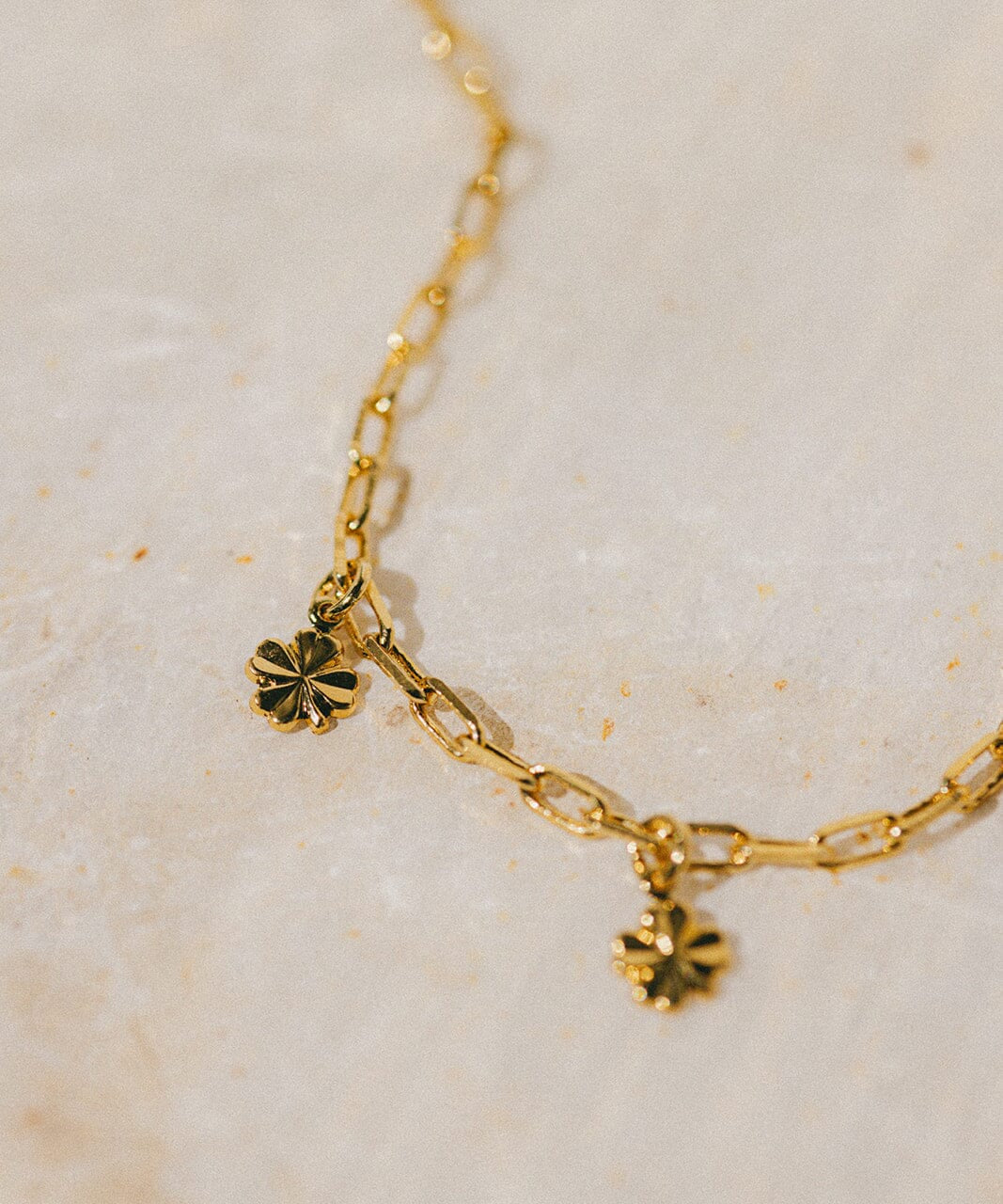 Collier Léon Or Trèfles Colliers Monsieur Simone