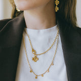 Collier Léon Or Trèfles Colliers Monsieur Simone