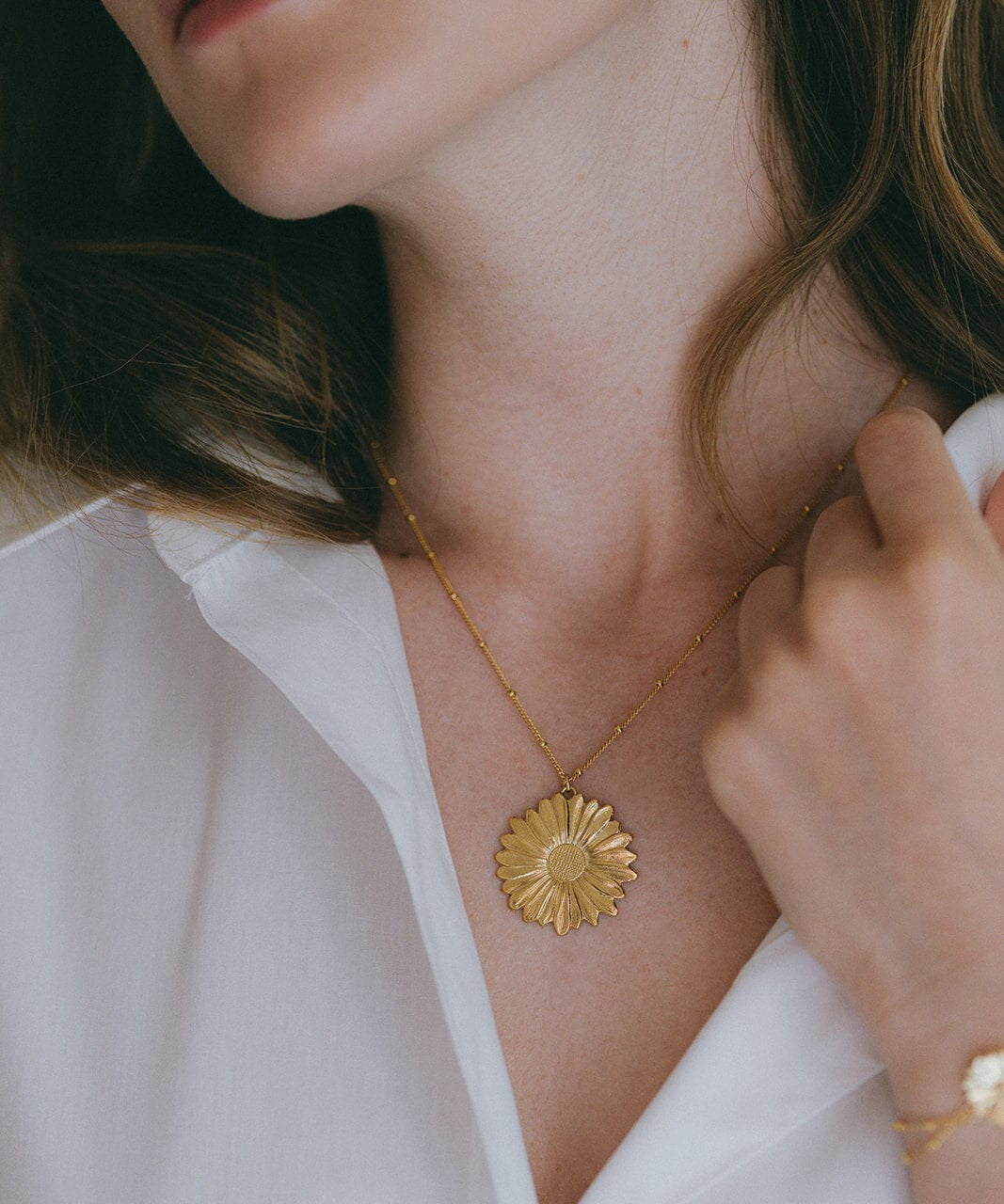 Collier Maïa Argent Fleur Colliers Monsieur Simone